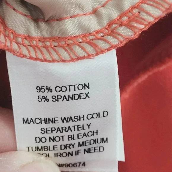 Boston Proper Women's 12 Red Dress Ankle Pants Side Zip  30PT - Picture 5 of 7